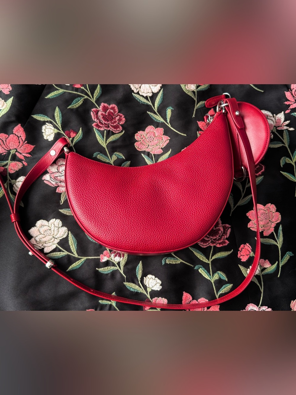 Kate Spade Duo Small Pebbled Leather Crossbody Bag